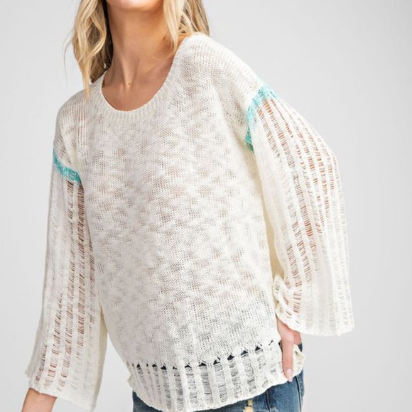 Lightweight Loose Knit Sweater - Picture 5 of 6